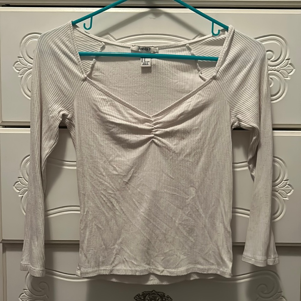 White Long Sleeve Shirt